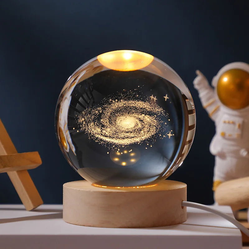 Cosmic Crystal Lamp