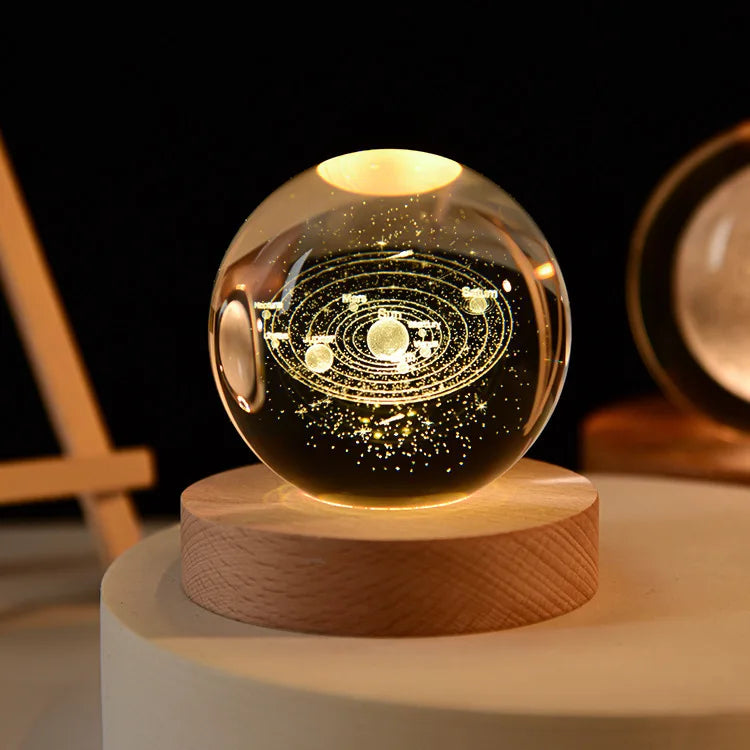 Cosmic Crystal Lamp