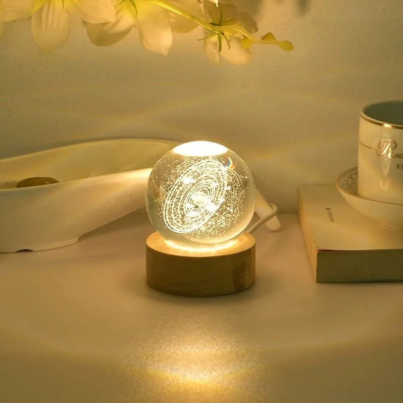 Cosmic Crystal Lamp